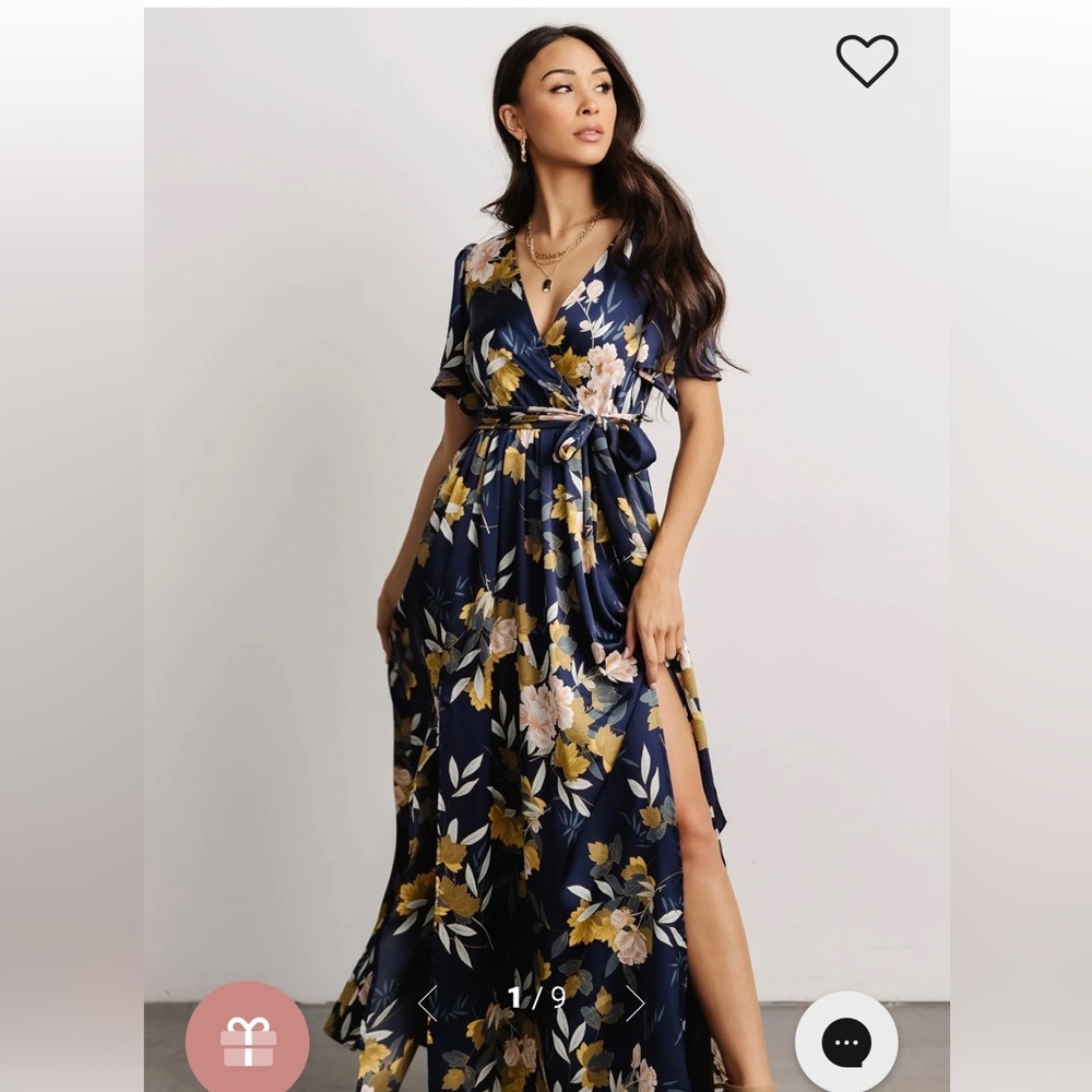 Baltic Born Sicilian Satin Maxi Dress